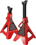 Torin Big Red Steel Jack Stands: Double Locking, 6 Ton Capacity, 1 Pair