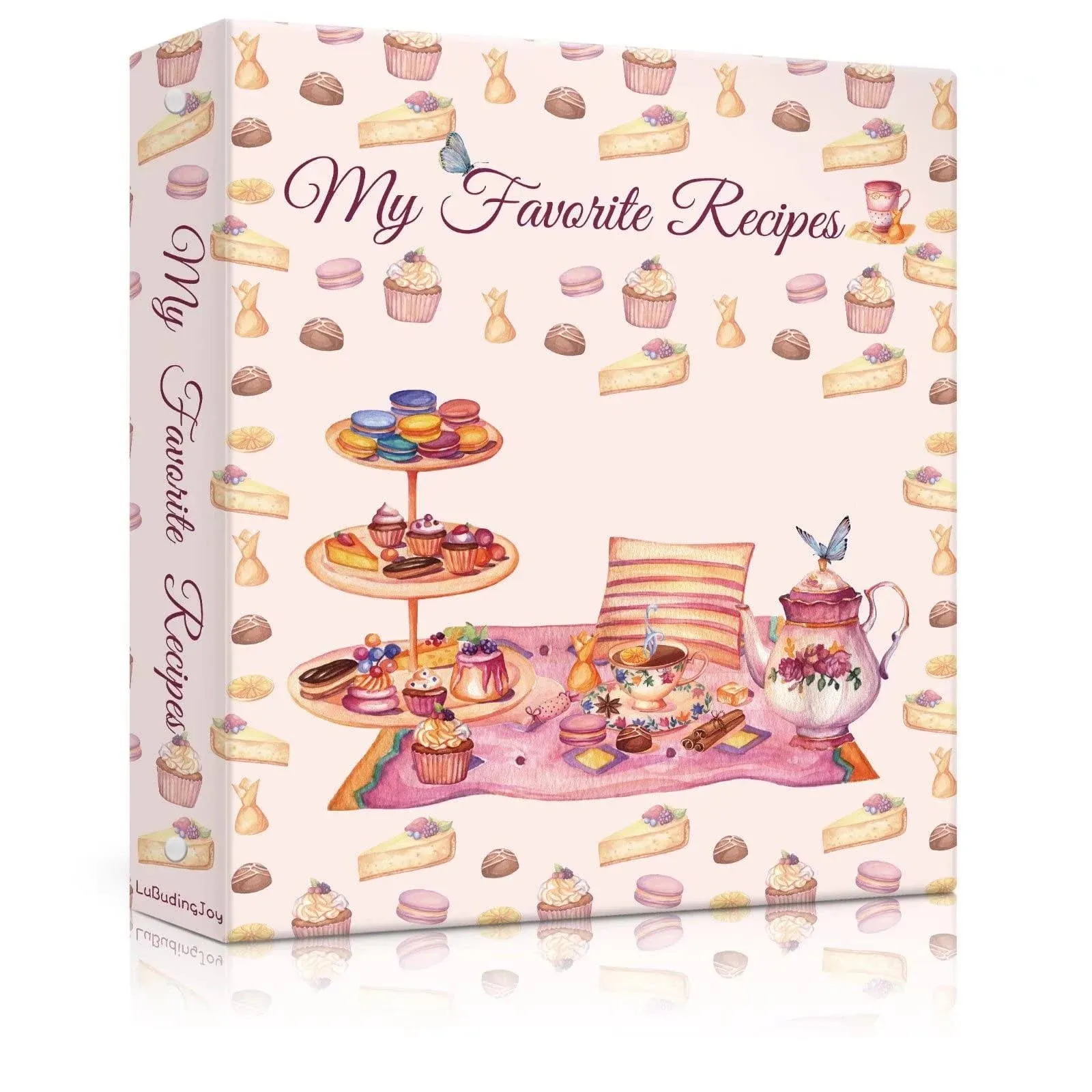 Recipe Binder, Blank Recipe Book to Write in Your Own Recipes, 3 Ring Cookbook ...