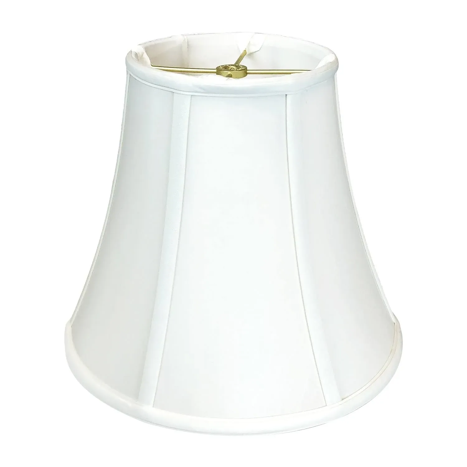 Royal Designs True Bell Lamp Shade, White, 4 x 8 x 7.25, Round Clip