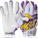 Franklin Sports Minnesota Vikings Youth NFL Football Receiver Gloves -  M/L Pair