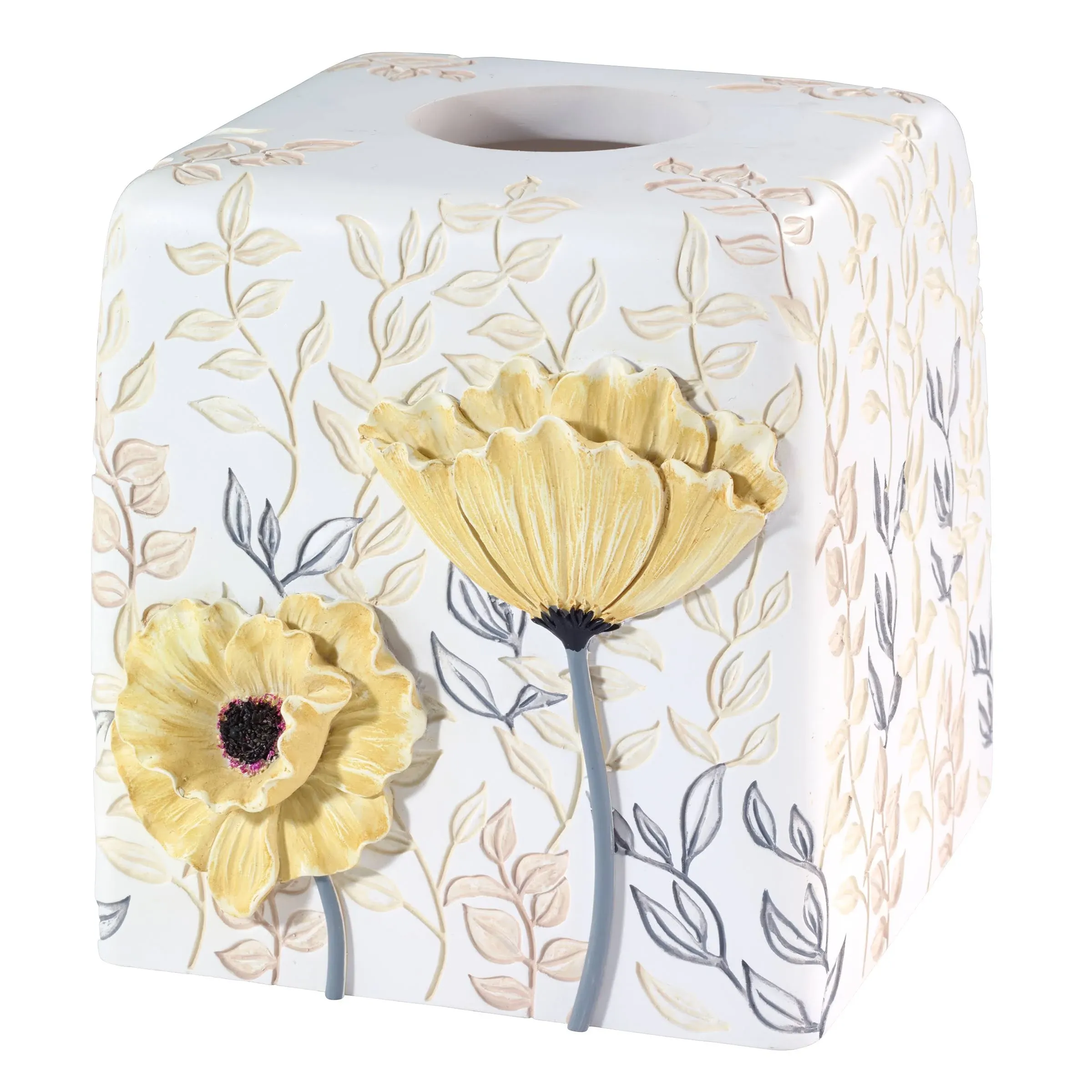 Avanti Linens Marielle Tissue Cover - Yellow