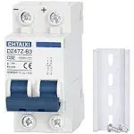 Chtaixi Circuit Breaker - DZ47Z-63 2 Pole C32 500V 41A - Sealed New