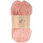 Baby Soft Bamboo Cotton Yarn - JubileeYarn - Blush - 4 Skeins, Pink