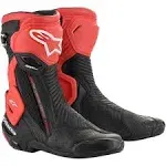 Alpinestars Black/Red SMX Plus Vented Boot ( Mens 12 1/2 - Euro 48 )