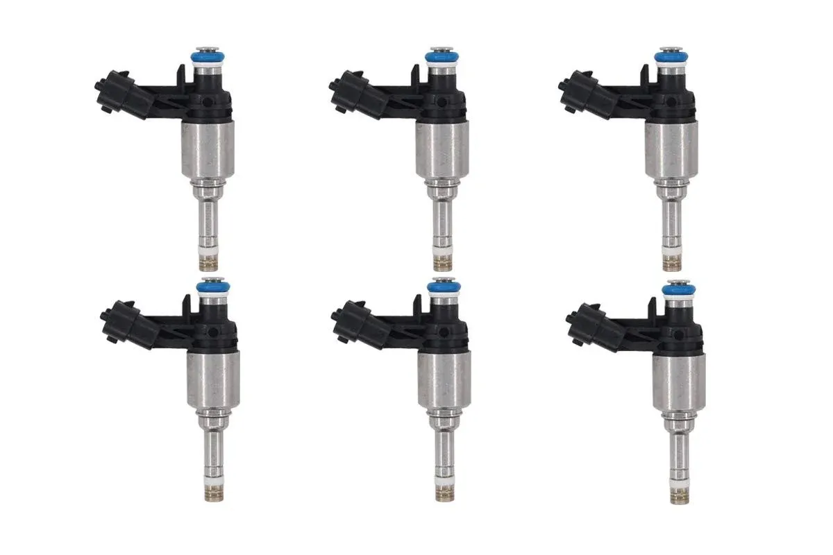 NewYall 6Pcs Fuel Injectors for Cadillac CTS STS Saturn Outlook for Buick Enclave Allure LaCrosse for Chevrolet Traverse Camaro for GMC Acadia 2008-2011 12638530 FJ994 217-3445