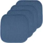 4 Pack Memory Foam Honeycomb Nonslip Back 16" x16" Chair/Seat Cushion Pad