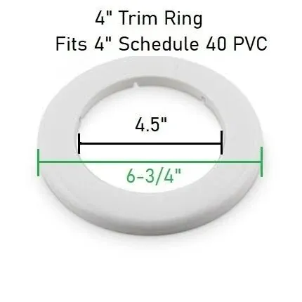 PVC 4" Trim Ring