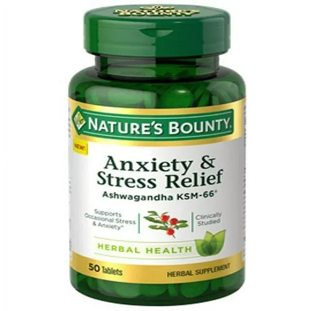 Nature's Bounty Anxiety & Stress Relief Tablets