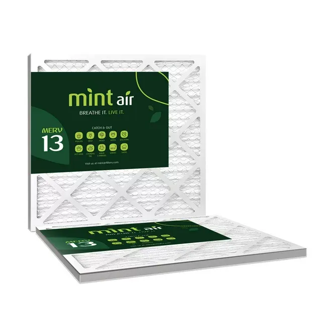 Mint Air, 15x20x1 Air Filter, MERV 13, MPR 1500, AC Furnace Air Filter, 2-Pack