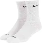 Nike Dri Fit 3 Pack Socks White