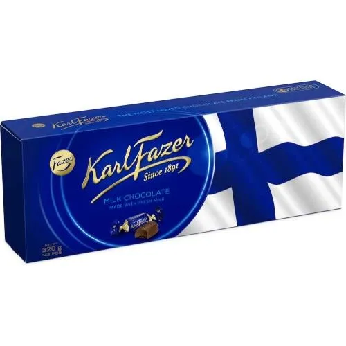 Karl Fazer Milk Chocolates - Box - 320g