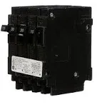 SIEMENS Q21530CT 30 Double Two 15-Amp Single Pole Circuit Breaker, Black