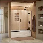 DreamLine Unidoor-X Hinged Frameless Tub Door