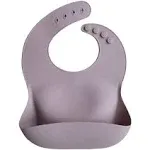 Mushie - Silicone Baby Bib - Pale Mauve