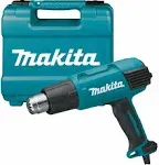 Makita HG6031VK Variable Temperature Heat Gun Power Cord W/ Case Nozzle Scraper