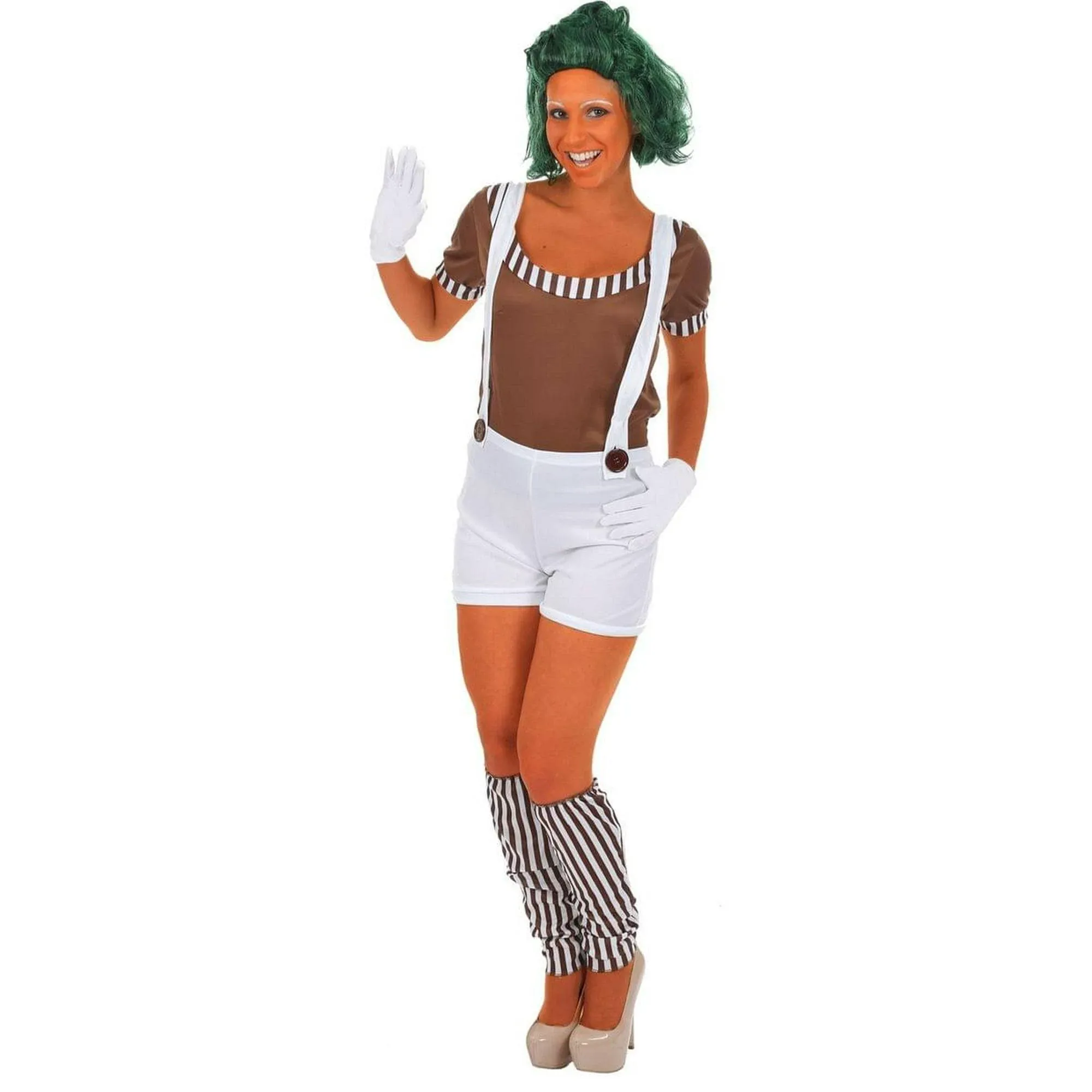 Orion Costumes Chocolate Worker/Oompa Loompa Women's Costume - Small