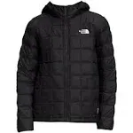 The North Face Kids' Reversible Thermoball Hooded Jacket, TNF Black, 5