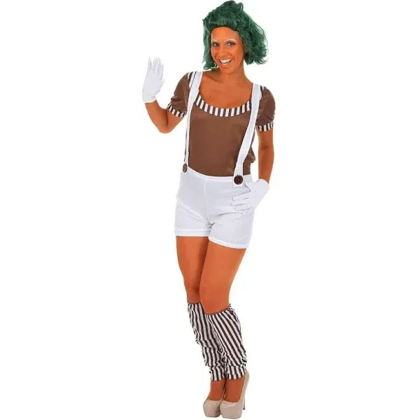 Chocolate Worker/Oompa Loompa Women's Costume - X-Large