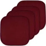 4 Pack Memory Foam Honeycomb Nonslip Back 16" x16" Chair/Seat Cushion Pad