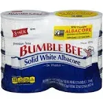 Bumble Bee Solid White Albacore, 7 Oz, Pack of 8