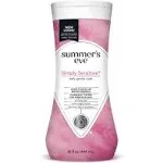 Summer's Eve Simply Sensitive Daily Gentle All Over Feminine Body Wash, Removes Odor, pH balanced, 15 fl oz, 3 PackSummer's Eve Simply Sensitive Daily Gentle All Over Femini…