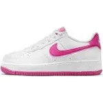 Nike Air Force 1 'White Laser Fuchsia' GS