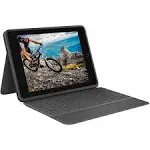 Logitech Rugged Folio for iPad (10th Generation) Protective Keyboard Case with Smart Connector and Durable Spill-Proof Keyboard - Graphite