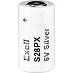 Exell S28PX 6V Silver Oxide Battery 4SR44, V28PX, PX28, 544, KS28, RPX28, S1325S, S1325, PX28-S, 1406SOP, RFA1611, RFA-16-11, 4G13