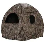 Rhino Blinds R75-Rte 2 Person Hunting Ground Blind, Realtree Edge