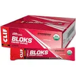 Clif Bloks Energy Chews, Strawberry, During - 18 pack, 2.12 oz packets