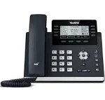 Yealink SIP-T43U Feature Rich IP PoE Corded Phone Optima HD Voice 3.7'' Display (Renewed)