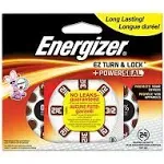 Energizer EZ Turn & Lock + PowerSeal Hearing Aid Batts, Zinc Air - 24 batts