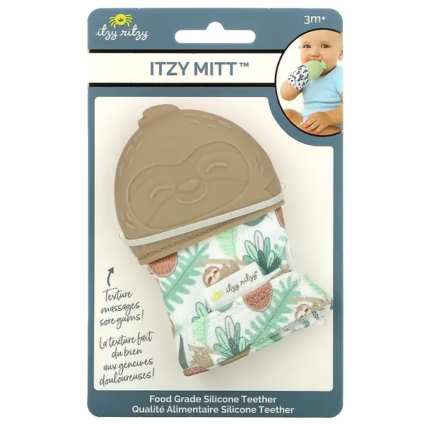 Itzy Ritzy Teething Mitt - Sloth