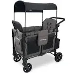 Wonderfold W2 Elite Double Stroller Wagon (2 Seater), Charcoal Gray