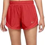 Nike Women's Tempo Brief-Lined Running Shorts, Small, University Red