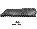 420 Motorcycle Roller Chain 10 Feet(240 Link) with 1 Connecting Link for Go Kart Mini Bike ATV Dirt Bike