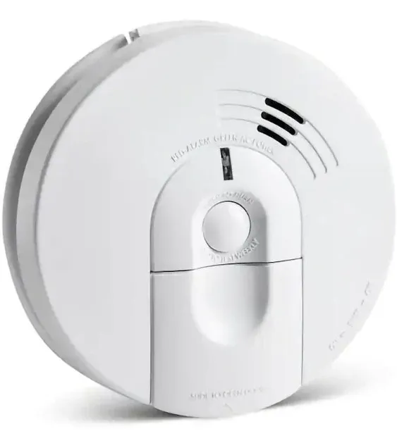 Kidde i4618AC Battery Powered Hardwire Smoke Alarm, 4 Pack J9KC24B