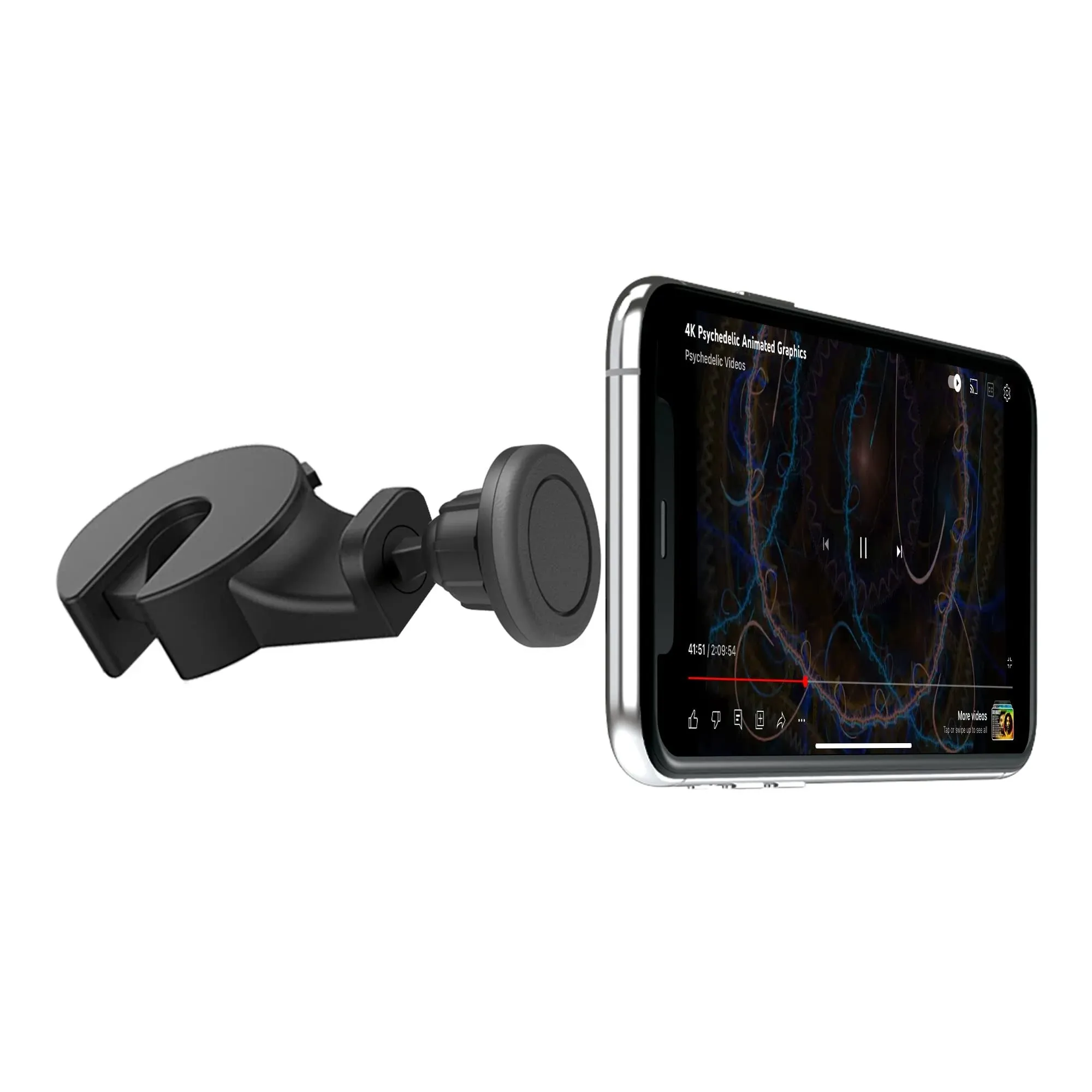 Chargeworx Magnetic Back Seat Mount for Tablets &amp; Smartphones