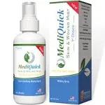 MediQuick Mist Skin & Wound Repair helps speed Healing Naturally with a 12 hour action Safe with No Sting | Helps with Acne,Rash,Burns,Cuts,Eczema,Itch,Bites & More First-Aid Must Have-Made in USA 4oz