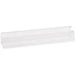 CRL Co-Extruded Clear Bottom Wipe with Drip Rail for 1/2" Glass - 31 in long