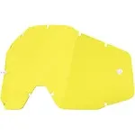 100% YELLOW Strata MX Racecraft Accuri Replacement Lens (51001-004-02) Yellow