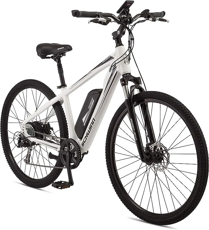 Schwinn Voyageur Electric Bike, Mechanical Disc Brakes