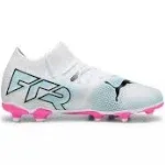 Puma Future 7 Pro FG/AG Junior Football Boots White/Black / 6.5