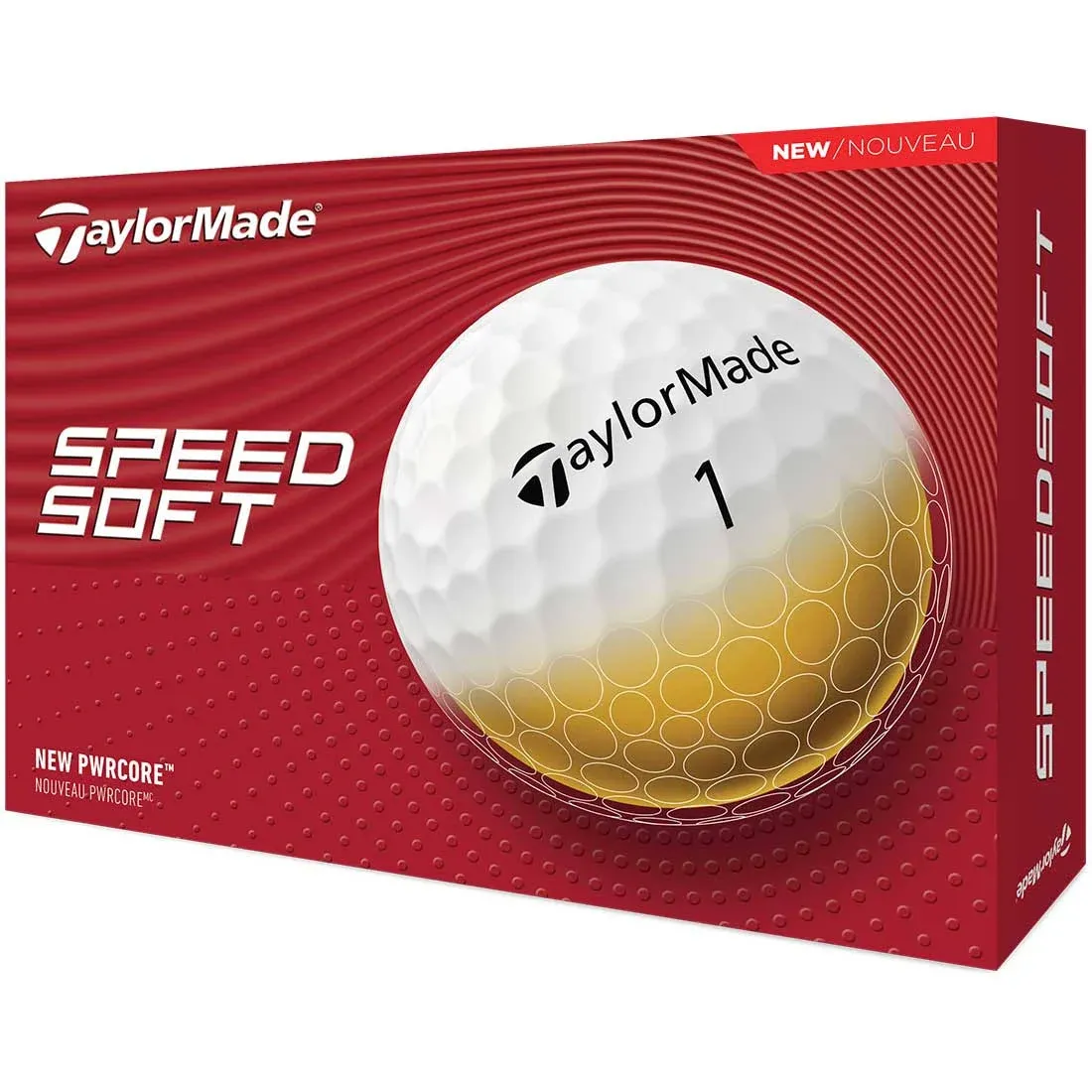 TaylorMade SpeedSoft Golf Balls - Yellow