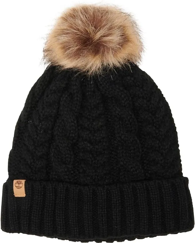 Timberland Pom Pom Hat☃️ NWT☃️ Soft &amp; Cozy Fleece Inner Lining