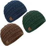 KeaBabies 3-Pack WARMZY Baby Beanies (Urban)