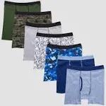 Hanes Boy's Red Label ComfortSoft Dyed Boxer Brief, Assorted, L - 7 pack