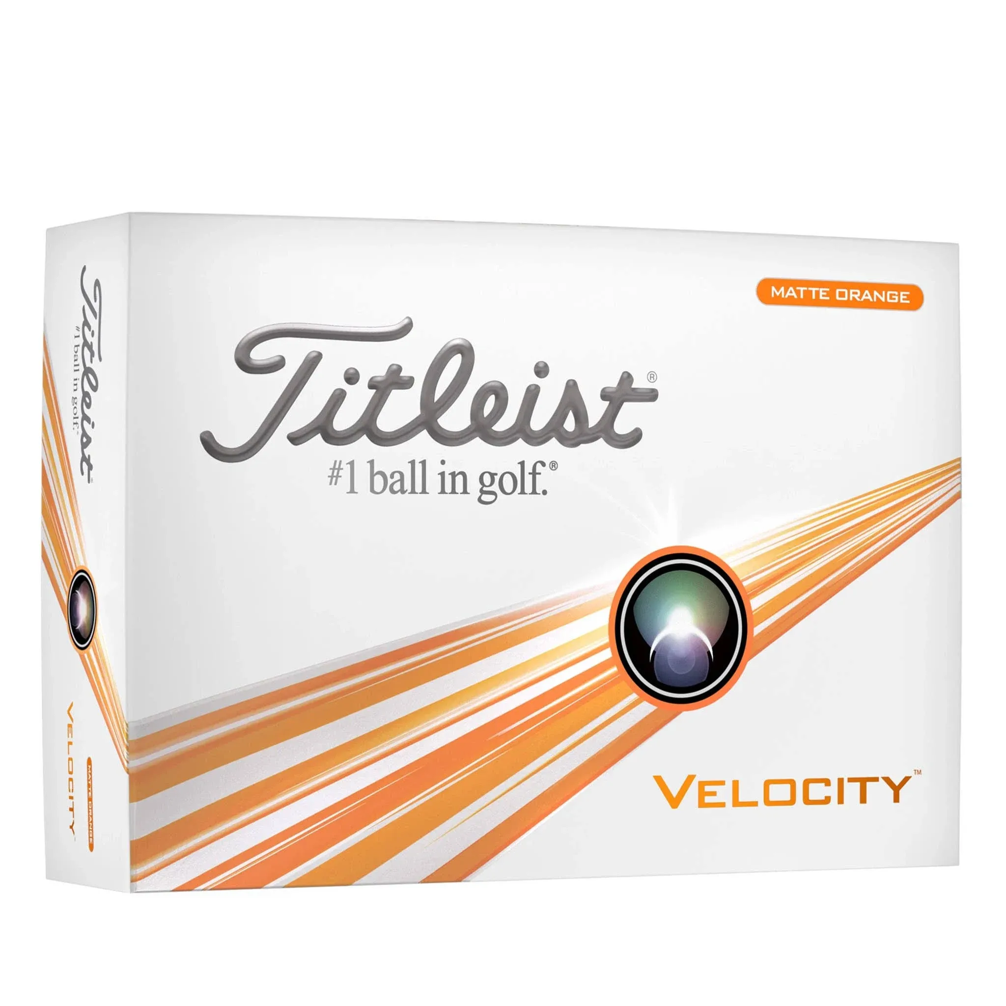 Titleist Velocity Golf Balls 2024 - Matte Orange