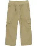 The Children's Place Baby Toddler Boys Pull On Cargo Pants, Flax Single, 9-12 Months