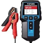 Topdon BT200 Car Battery Tester 12V 24V Load Tester, 100-2000CCA Automotive Alternator Charging Cranking System Tester